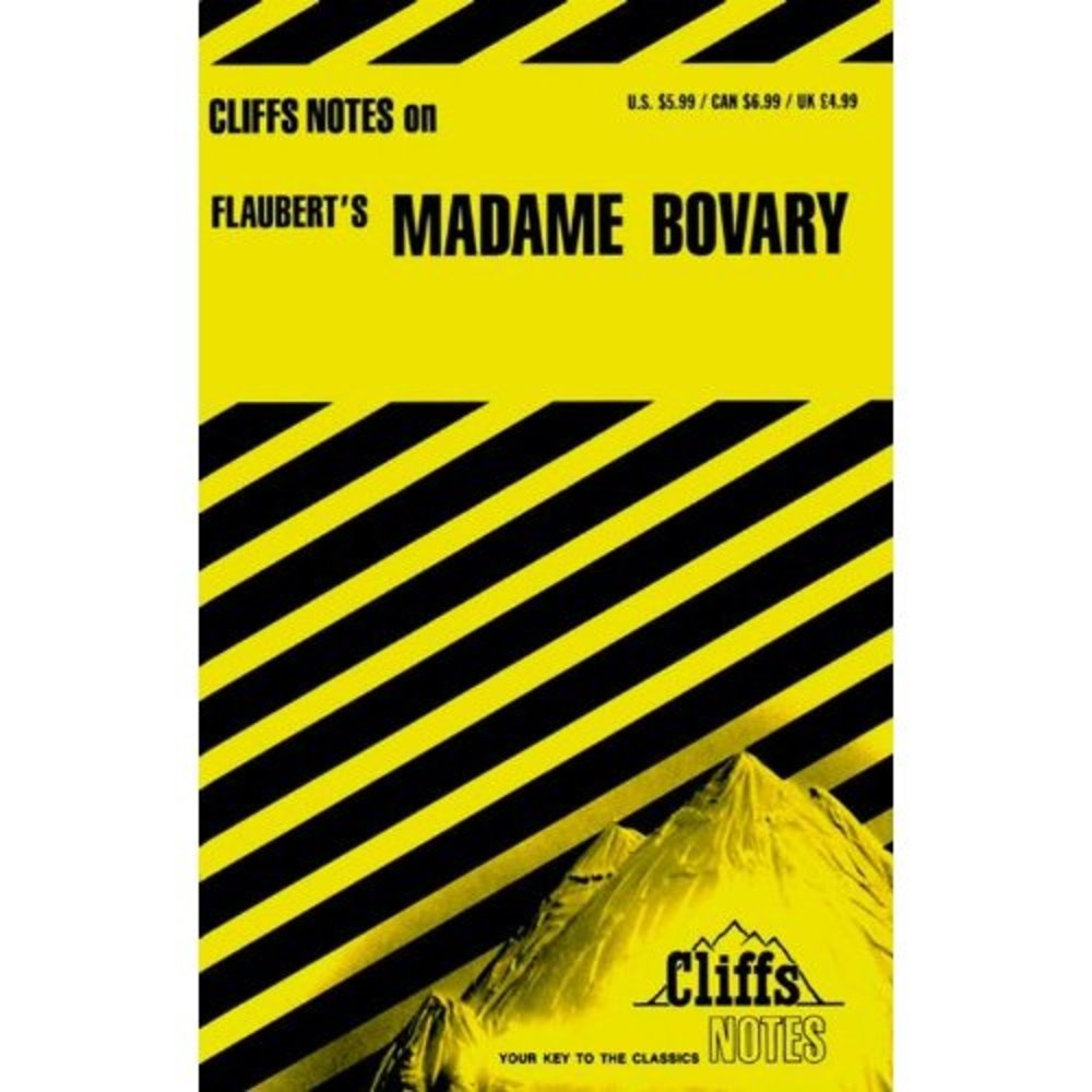 Flauberts Madame Bovary (Cliff Notes) (Paperback Textbook)